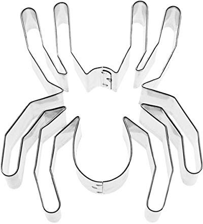 Horror-Shop Ausstecher Spinne 9 cm | Edelstahl