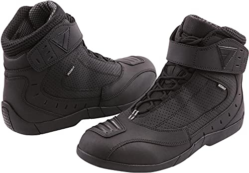 Modeka Black Rider Stivali Moto (Black,37)