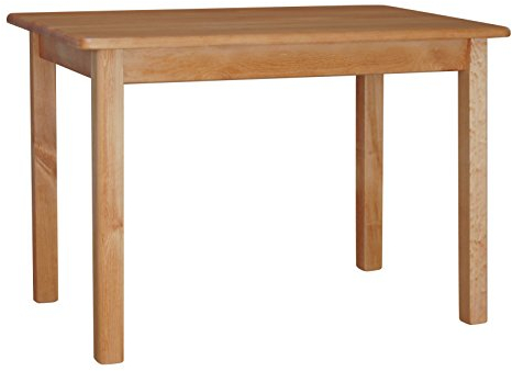 k koma Esstisch Massiver Kiefernholztisch in Erlenholz-Look – Eleganz in der Farbe Alder, 60 x 90cm