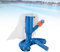 Limpiador de piscinas a presión, aspirador de limpiadores de piscinas portátiles, cabeza de cepillo + mango + conector rápido + bolsa de malla + entrada de agua, para limpiar piscinas, spa, e