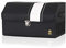 Ergocar Kofferraum Organizer Luxus Leopard Aufbewahrungstasche Organizer Wasserdicht Faltbar Kofferraum-Tasche für Auto/LKW/SUV (Schwarz-M)