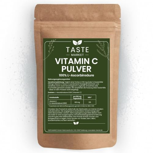 2 kg Vitamin C Pulver | L-Ascorbinsäure | 100% rein ohne künstliche Zusatzstoffe
