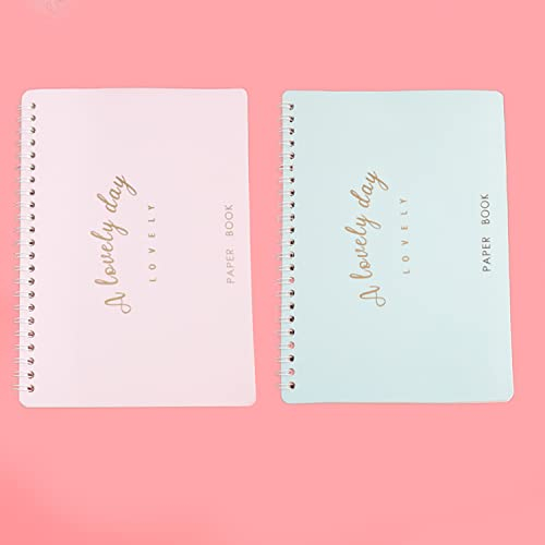weigav Sticker Book A5, Blank Decorative Sticker Collection Photo Album, Reusable Washi Scrapbook