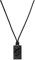 Armani Exchange Halskette Für Männer, Länge: 550mm, Breite: 16.5mm, Höhe: 32.5mm Schwarz Edelstahl Halskette, AXG0086001