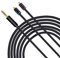 okcsc MMCX Wire Earphones Upgrade Cable with Balance 4.4mm Plug Silver Plated,HD2M HiFi Detachable Extension Cord Replacement Earbuds Exchange Nylon OFC Cable for SE Series Detachable SE215 SE315