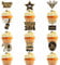 SYKYCTCY 36 Pack Vintage 1955 Cupcake Toppers cheers to 70th Birthday Cupcake Picks Hello Seventy Birthday Cupcake Decorations for Happy 70th Birthday Wedding Anniversary Party Supplies