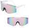 Ruikdly Schnelle Brille Rave Polarisierte Sportbrille Fahrradbrille Herren Sportsonnenbrillen für Herren Sonnenbrille Fahrrad für Outdoorsport Radfahren Fahren Laufen Golf (C03)