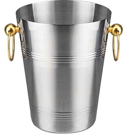Edelstahl Bar Theke Eiskübel Champagner Golden Weinfass Behälter Ktv Club Bar Werkzeug (A 5L)