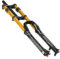 HIMALO Downhill Mountainbike Federgabel 26 27,5 29 MTB Luftgabel Federweg 130mm Scheibenbremse Gerade Gabel QR Zugstufenverstellung Manuelle Sperre (Color : Gold, Size : 29'')