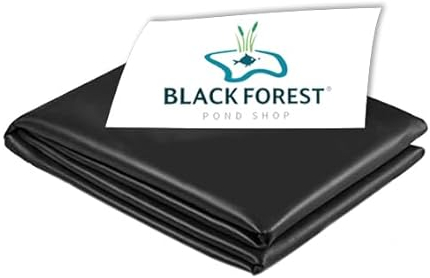 Black Forest Pond Shop TEICHFOLIE EPDM Folie 1.1mm 4,5mx6m Langlebige Teichabdichtung für Teich, Schwimmteich auch Ideal für Ihr Hochbeet im Garten UV- & Witterungsbeständig - 4,5x6 m