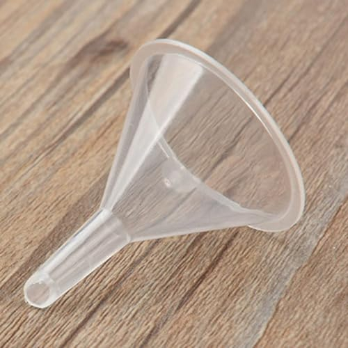 Small Transparent Plastic Funnel Small Transparent Grading Bottle for Perfume Oil Smalls Sample, Plastic Funnel, Funnels, Couteaux et Ustensiles De Cuisine