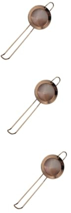 OUNONA 3 Pcs Stainless Steel Ladle Stainless Ladle Skimmers Kitchen Utensils SOYA Milk Filter Mesh Strainer Stainless Steel Skimmer Fine Mesh Sieve Skimmer Kitchen Soy Milk Filter Screen