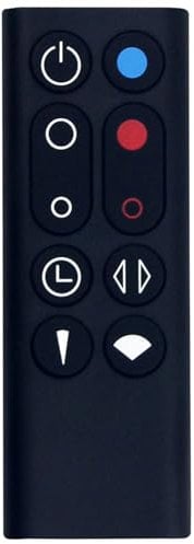 Azwok HP00 HP01 Remote Control Replacement for Dyson Air Purifier Black