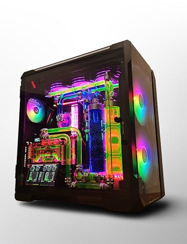 VIXIA High End Custom Watercooled Gaming PC - Intel Core i7 14700K 5.6GHz - GeForce RTX 4080 Super DDR6X 16GB - DDR5 64GB 6000MHz - PCIe4.0 M.2 NVME 2TB - Full Dual Cooling - Black - VXF-20B