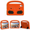 for Lenovo Tab M9 9.0 inch (TB-310FU) 2023 Released Case - Lightweight EVA Shockproof Protective Handle Stand Cover Tablet Case Compatible with Kids (Orange)