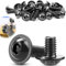 TXXATX 120 Pezzi Viti Testa Bombata con Flangia Acciaio Inox M4x8 mm Viti M4 Bullone ISO 7380-2 Piatta A2 V2A per Gambe Tavolo Costruzione Veicoli Legno Impalcature