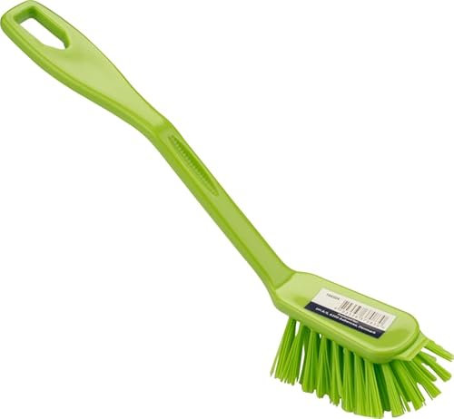 ABENA Green Washing Up Brush |23.5cm Dish Washing Brush| PP Plastic Dish Brushes For Washing Up With Nylon Bristles. Effective and efficient washing up brushes for use as washing brushes for dishes.