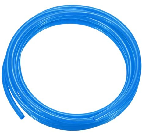 sourcing map Pneumatic Tubing Pipe Pu Hose 10mm OD x 6.5mm ID 5 Meters(16.4 FT) Air Compressor PU Polyurethane Line Hose Tube for Air Compressor Water Fluid Transfer, Blue