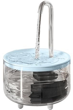 Fontana d'acqua per animali domestici, fontana per gatti, ciotola per animali domestici, fontana elettrica per animali domestici, dispenser d'acqua per animali domestici con filtro, fontana