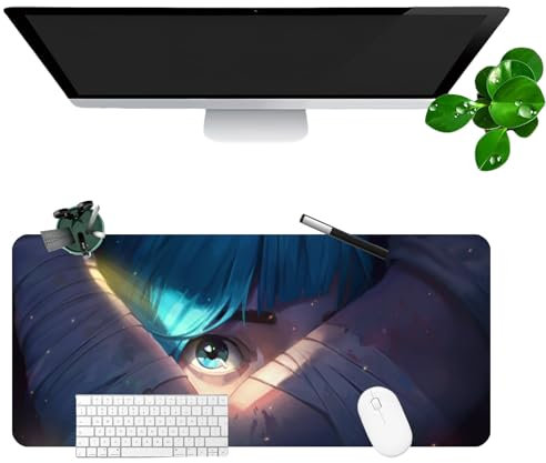 Tapis de Souris Arcane War of Two Cities|Tapis de Souris de Jeu XXL|Tapis de Souris 900x400|Tapis de Souris Anime Girl|Grand Tapis de Souris|Jinx|Tapis de Souris imperméable et antidérapant