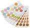 Operitacx 1 Satz Perforation Hinzufügen Von Aufklebern Papier Easy Peel Etiketten Laminieren Farbige Namensaufkleber Farbiges Klebeband Abdeckband Selbstklebende Verstärkungsringe 40 Blatt