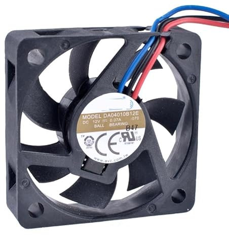 Hyyudiut Cooling DA04010B12E 4cm 40mm Lüfter 40x40x10mm 12V 0,07A Kugelkühllüfter