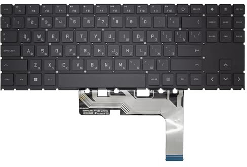Mehrsprachiges Layout RGB-Tastatur mit Hintergrundbeleuchtung für HP Omen 15-EN 15-EN1013DX Version 2 (nicht geeignet für Version 1) (Russisch/αсскикикикик)