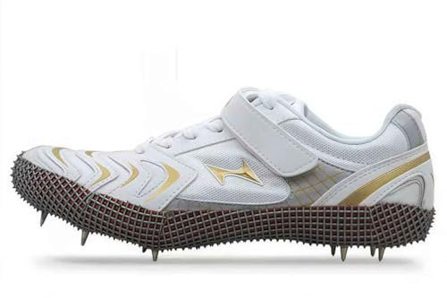 Zapatillas De Atletismo con Clavos para Mujer, Zapatillas De Atletismo Profesionales para Correr, Zapatillas De Carreras Transpirables,Blanca,45 EU