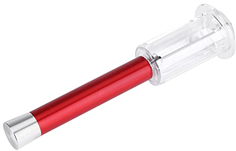 Keenso Easy Air Pump Wine Bottle Opener Cork Remover Corkscrew Tool for Home Bar Restaurant (Red)