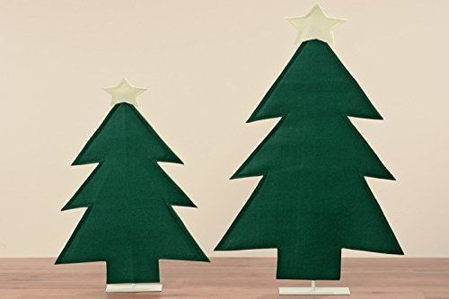 BOLTZE Baum Aufsteller grün Türdeko Filz H 93 cm