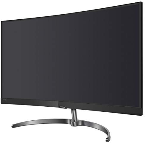 Philips 248E9QHSB 24 Gaming Monitor Curvo Freesync 75 Hz LED IPS FHD, Ultra Wide Color, 4ms, 3 Side Frameless, Low Blue Mode, Flicker Free, HDMI, VGA, VESA, Nero