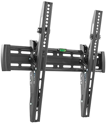 RICOO TV Wandhalterung für 30-55 Zoll Fernseher Neigbare Halterung Fernsehhalterung für Wand - N4544 Universal Ultra Slim Wandhalter Smart Flach Curved Fernseh-Halter bis 50 Kg & VESA 400 x 400 mm