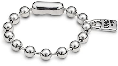 UNO de 50 | Pulsera de Aleación de Metales | Bañado en Plata de Ley | Joya Artesanal | Diseño Creativo