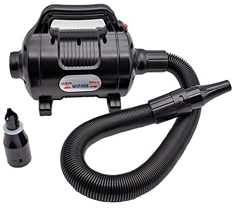 Toplionace 220V Elektrische Luftpumpe, Inflator Pumpe für Gummiboot Aufblasbares Modell Luftkissen Zelt Luftbefüllung und Auspuff (1200W)