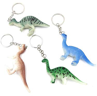 12 Dinosaurier Schlüsselanhänger groß Mitgebsel Kindergeburtstag