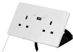 Timeguard WFTWSUSB Wi-Fi 2 Gang Smart Wall Plug Socket & USB Ports Alexa