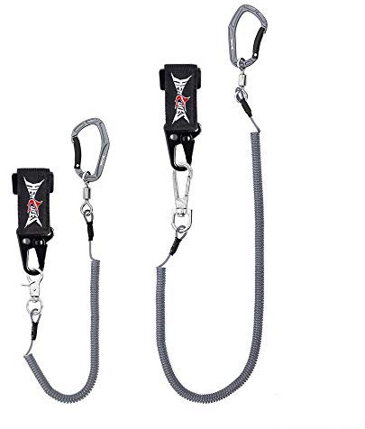 HERCULES Heavy Duty Fishing Lanyard, Kayak Paddle Leash, No Rust Paddle Leash, Coiled Lanyard for Fishing, Rods, Pliers, Boating, Paddles, Kayak