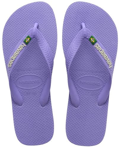 Havaianas Brasil Logo, Infradito Unisex - Adulto, Purple Paisley, 43/44 EU