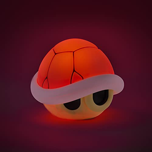 Luce Guscio Rosso Super Mario Lampada con Suono Ufficiale Nintendo, Decorazione Gaming
