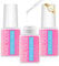 3 * 8g False Nail Glue Extra Strong,Nail Adhesive Bond Glue for Stick Press on Nails,Nail Glue Comes with Brushes, Easy to Apply to Nails, not Easy to Waste or Make a Mess