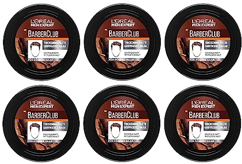 L'Oréal Paris Men Expert Barber Club Thickening Paste, 6er Pack (6 x 75 ml)