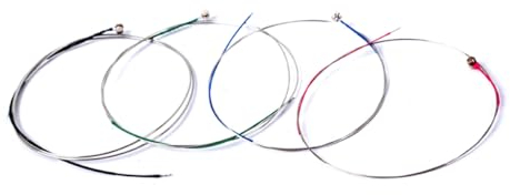 Toyvian 4stücke Teiliges Set g Violin Saiten Metall Hochwertige Saiten Für Brillanten Und Verbesserte Lautstärke Für Geigenliebhaber Und Musiker