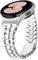 GOBY Pulsera de repuesto para Samsung Galaxy Watch 6 40 mm, pulsera de acero inoxidable pulsera mujer Bijoux für Galaxy Watch 6 5 4 40 mm 44 mm/Watch 6 Classic 43 mm 47 mm, S, Acero inoxidable, plata