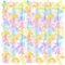 Janinka 6 Stück Oster-Lametta-Girlande, mehrfarbig, Metallic-Girlande, Dekoration, bunt, metallisches Lametta, gedrehte Girlande, Ostern, 1,8 m, Lametta-Girlande für Hochzeit, Party, Dekoration