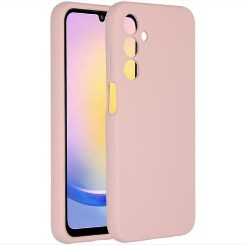 ACCEZZ Liquid Hülle aus Silikon - Geeignet für Samsung Galaxy A25 (5G) - Rosa