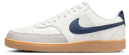 Nike Sneaker Court Vision Lo Trk3, Sail/Midnight Navy-Gum Light Brown, HF1068-133, 43 EU (9.5 US)
