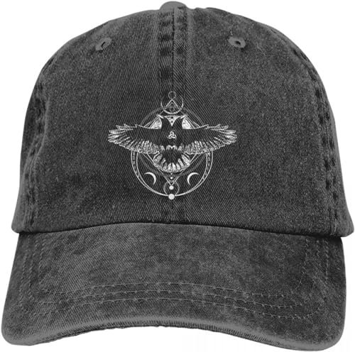 CAPHATMC Baseball Cap Hip hop Sun Hat Men's Washed Baseball Cap Odin Trucker Snapback Dad Hat Viking Golf Hats