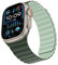 Bisikor Compatible with Apple Watch Strap 49/46/45/44/42/41/40/38mm Double Sided Wearable Silicone Magnetic Strap for iWatch Ultra SE Series 10 9 8 7 6 5 4 3 (42/44/45/46/49, Darkgreen/Lightgreen)