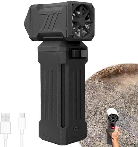 Jet Fan Mini Blower - 150000 RPM Portable Handheld Super Powerful Fan for Car, Camping - Turbo Powered Cordless Air Duster - Air Blower Super Jet Fan