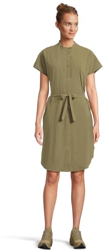 Fjällräven Abisko Fjäll Dress W Wanderkleid Shirt-Kleid Damen hellgrün grün